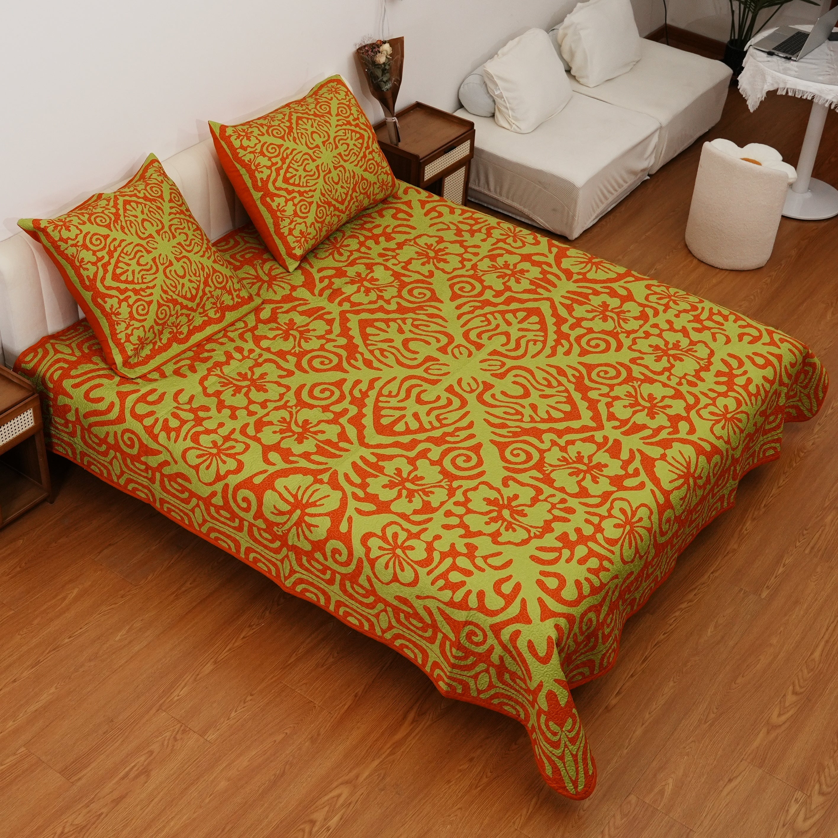 Couverture De Lit Matelassée - Tattoo - Juicy