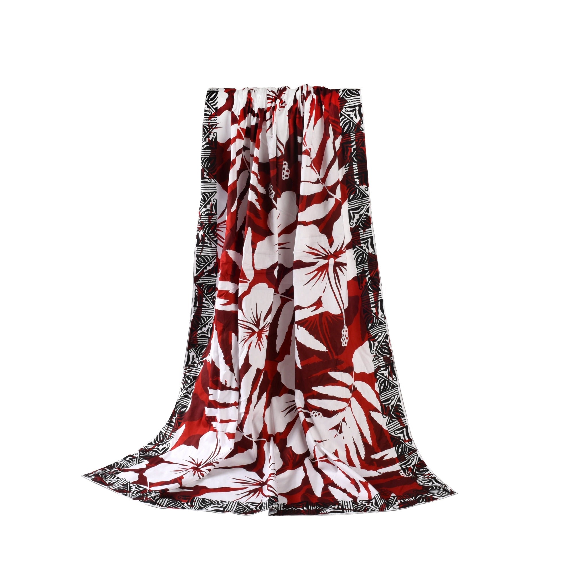 Paréo - Flowers - Rouge